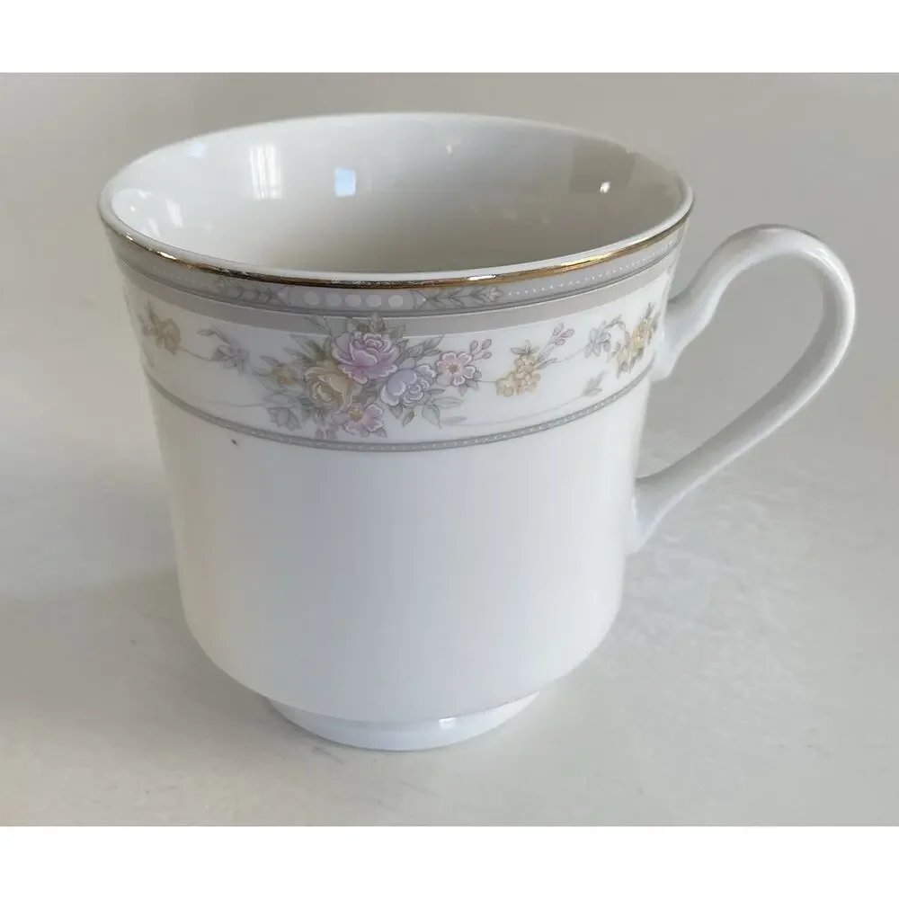 Set of 4 VTG Farberware Southampton 223A Fine China Salad Plate/Bowl 3 Tea Cups
